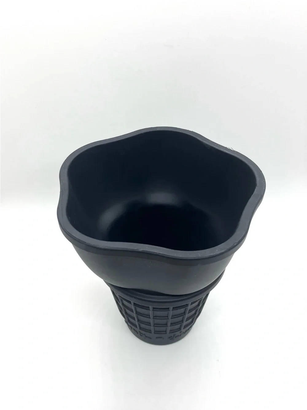 CJ Hendry x Jeni’s Ice Cream Ltd Edition Black Silicone Ice Cream Cone Bowl